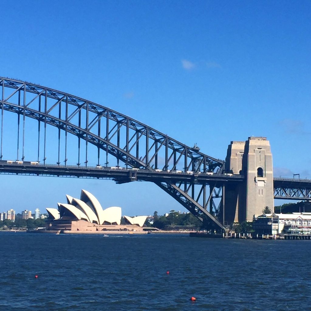 Sydney Harbour Bridge e Opera Hose, em Sydney, Austrália