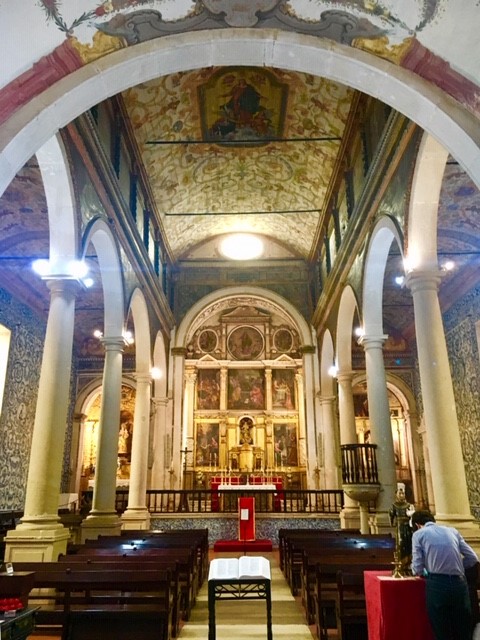 Altar da Igreja de Santa Maria, em Óbidos
