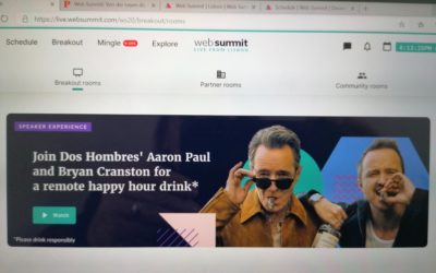 Web Summit 2020 onde inventores, empresários, atores e políticos falam a mesma língua